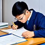 Studying for the Electrical Engineer Exam**

"A young adult studying for the 電験三種 (Denken San-shu) exam at a brightly lit desk. Open textbooks and practice problems are visible. The atmosphere is diligent and focused. Fully clothed in appropriate attire, safe for work, professional, perfect anatomy, correct proportions, natural pose. In the style of a vibrant textbook illustration, appropriate content, modest, family-friendly."

**