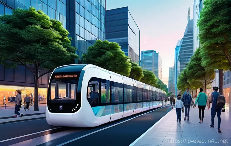 전자기술사와 관련된 산업 기술 박람회 - Prompt 1: "Vibrant Smart City Life"**