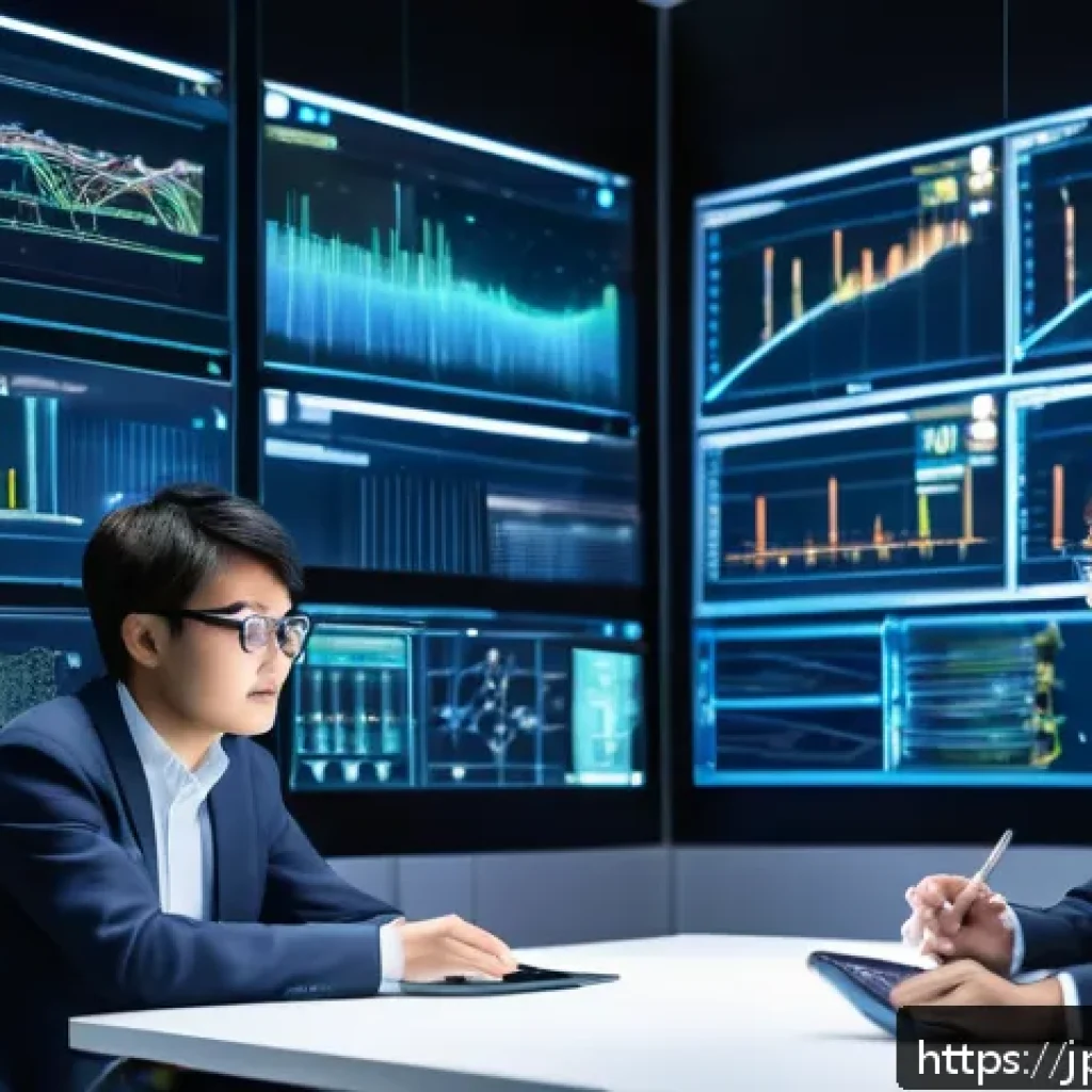 전자기술사와 관련된 기술 협력 사례 - A modern electronics laboratory scene featuring a diverse team of Japanese engineers collaborating o...